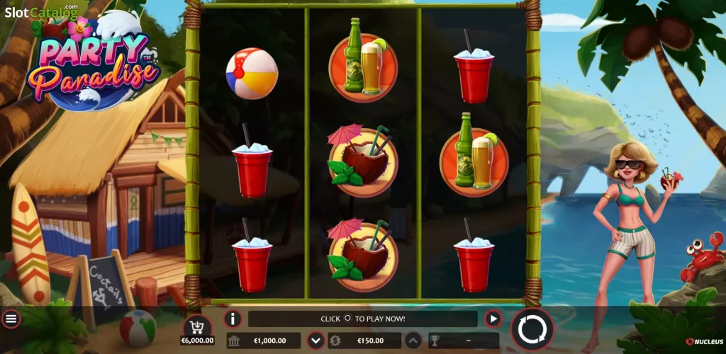 วิธีเล่นเกม Party Paradise จากค่าย Nucleus Gaming